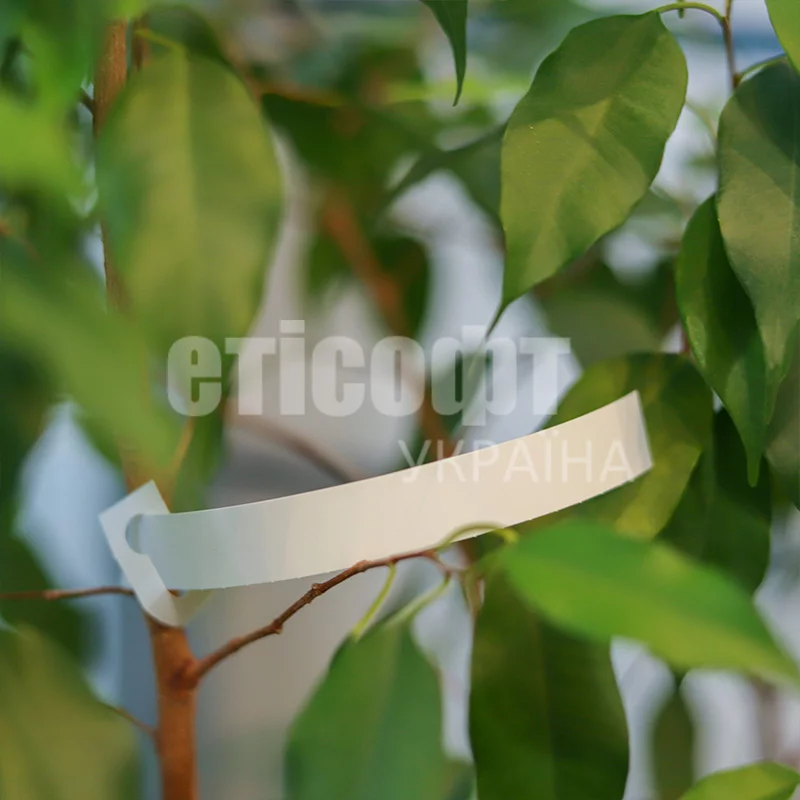 Бірки-петельки для маркування рослин, матові 25х216 мм (1000 шт) - Зображення 5