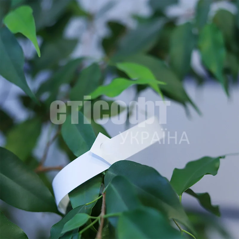 Бірки-петельки для маркування рослин, матові 25х216 мм (1000 шт) - Зображення 4